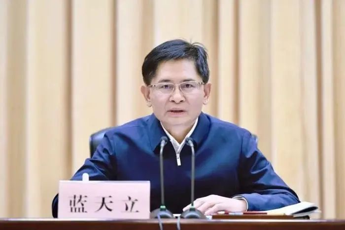正部级蓝天立被查，广西表态