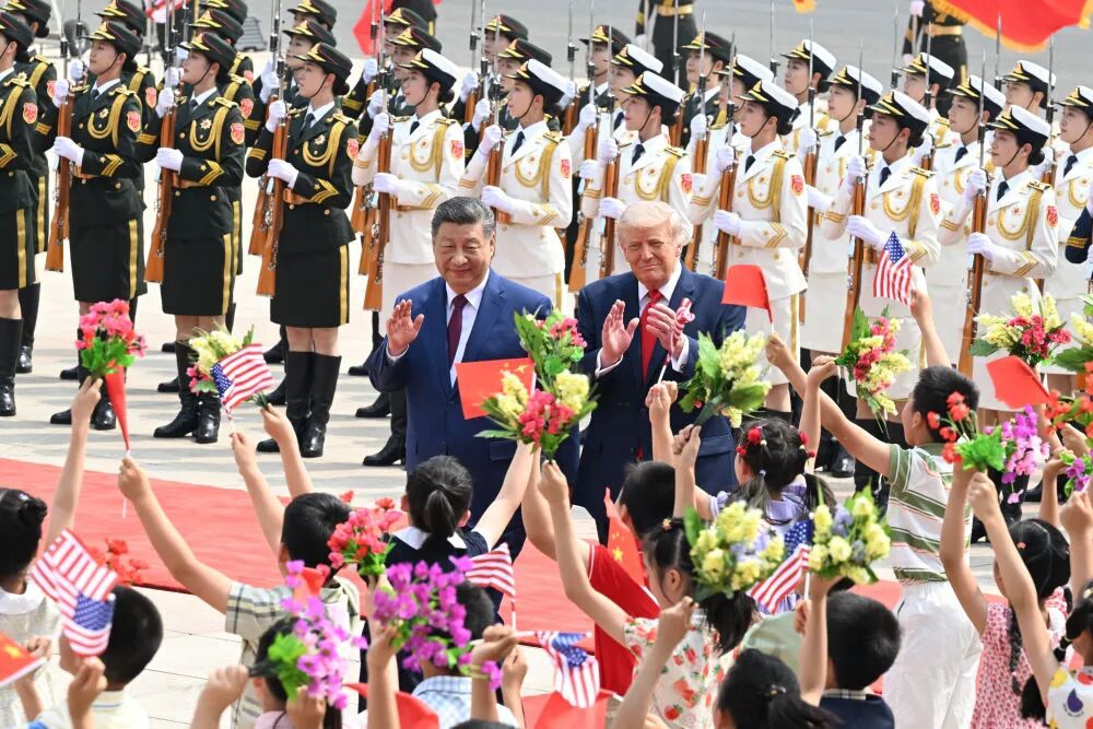 图讯|习近平为美国总统特朗普举行欢迎仪式(图8) 8.jpg
