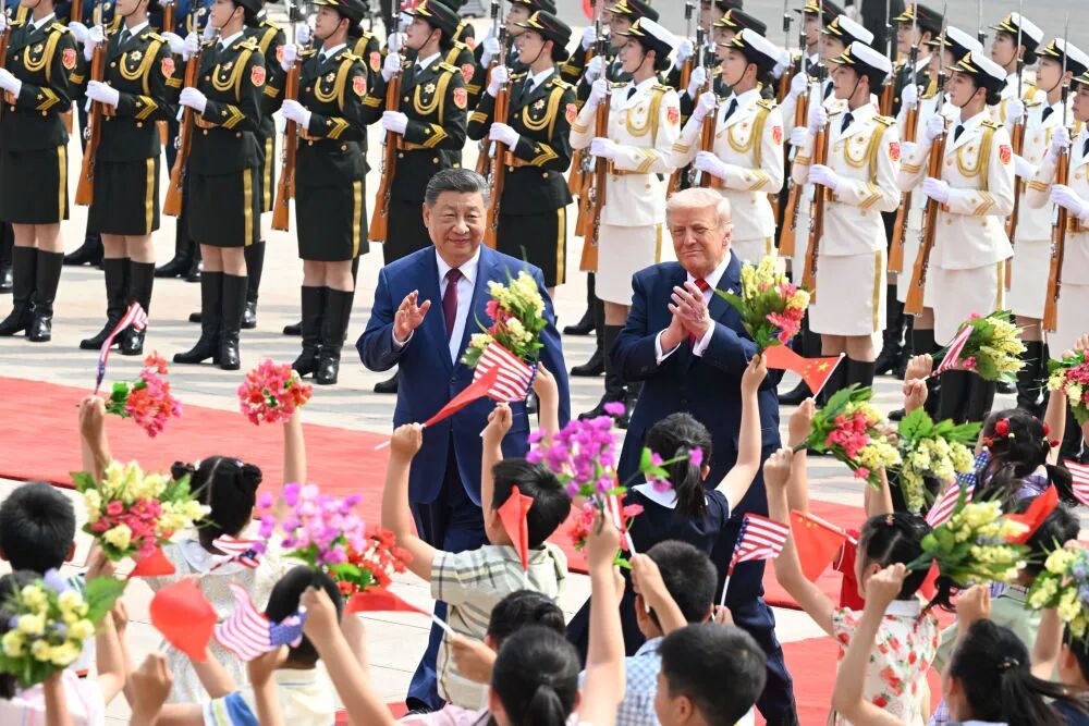 图讯|习近平为美国总统特朗普举行欢迎仪式(图10) 9.jpg