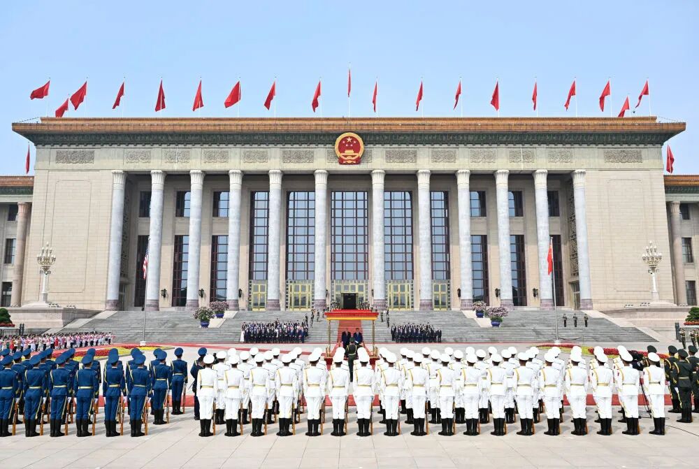 图讯|习近平为美国总统特朗普举行欢迎仪式(图12) 11.jpg